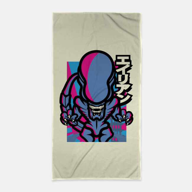 Alien Attack-None-Beach-Towel-jrberger