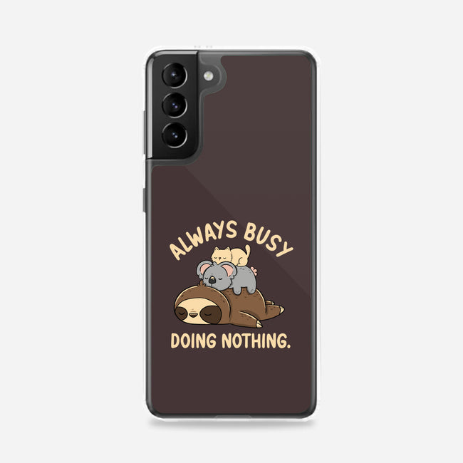 Always Busy Doing Nothing-Samsung-Snap-Phone Case-tobefonseca