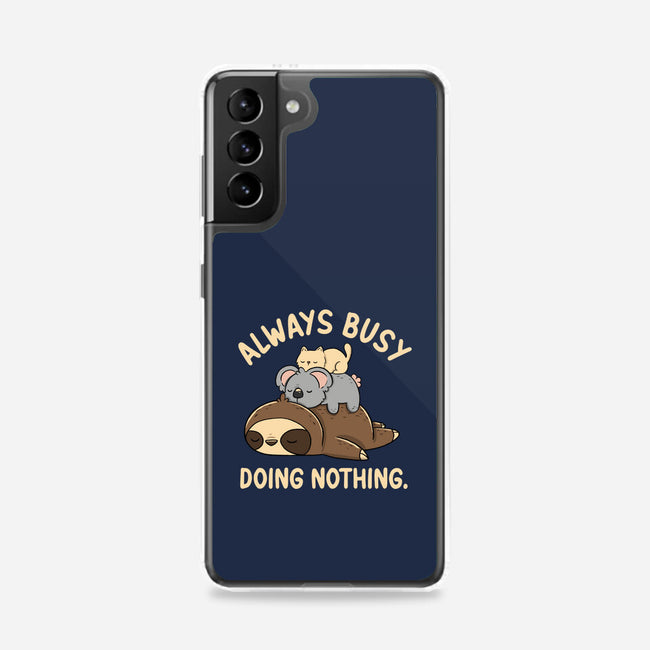 Always Busy Doing Nothing-Samsung-Snap-Phone Case-tobefonseca