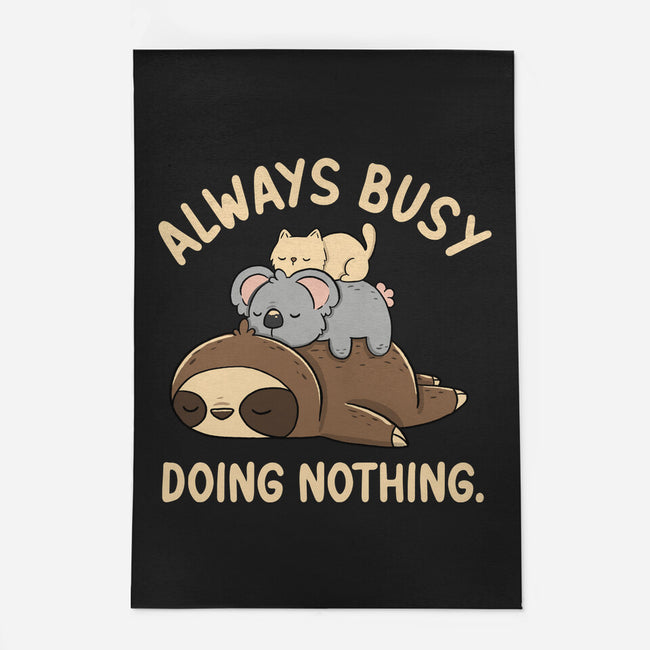 Always Busy Doing Nothing-None-Outdoor-Rug-tobefonseca