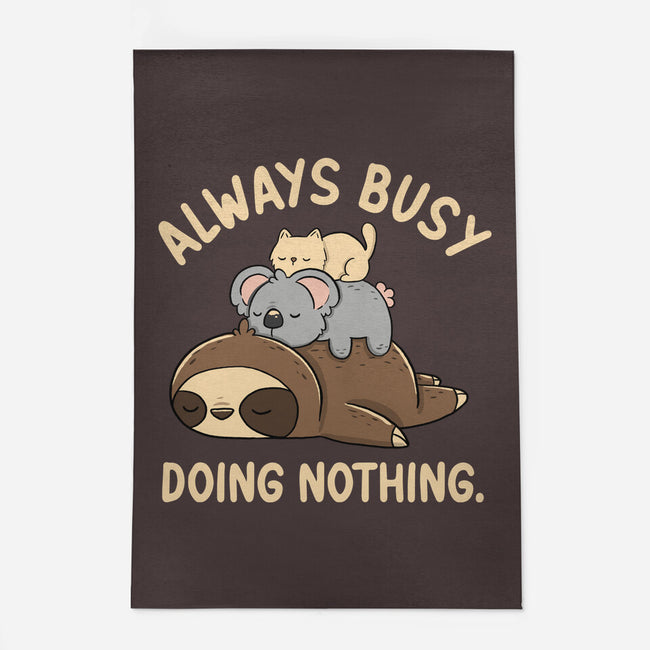 Always Busy Doing Nothing-None-Outdoor-Rug-tobefonseca