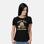 Always Busy Doing Nothing-Womens-Basic-Tee-tobefonseca