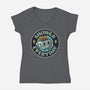 Shower Everyday Vintage Toaster-Womens-V-Neck-Tee-tobefonseca