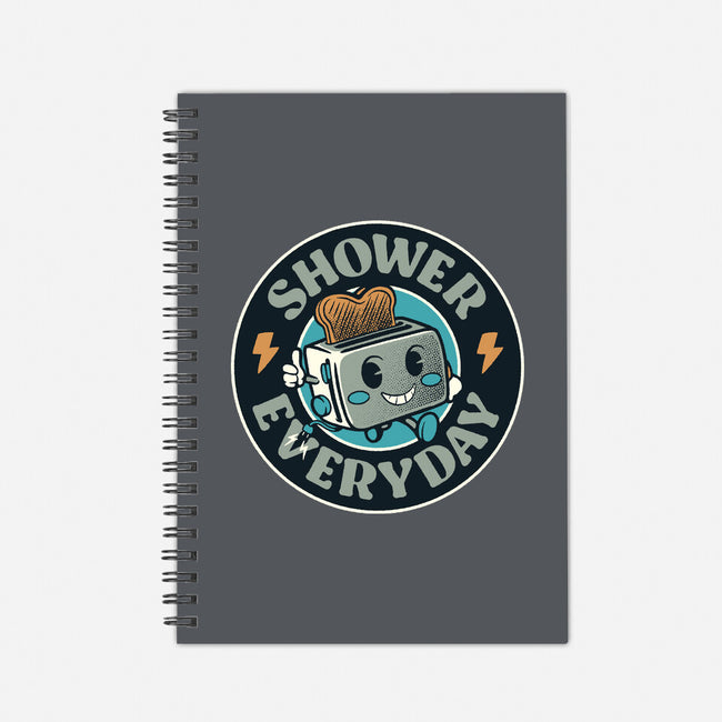 Shower Everyday Vintage Toaster-None-Dot Grid-Notebook-tobefonseca