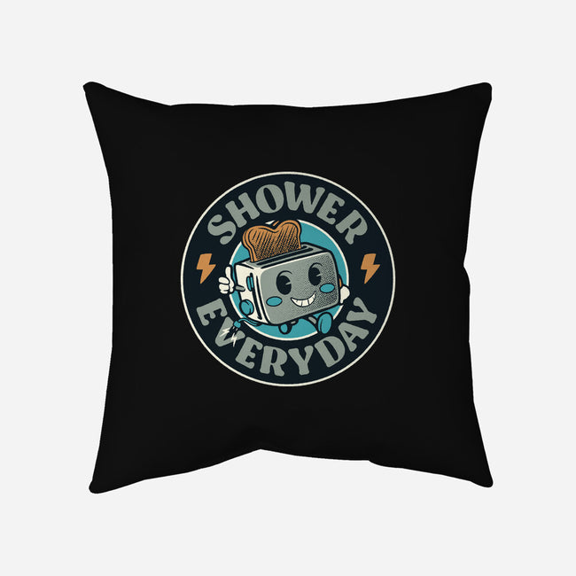 Shower Everyday Vintage Toaster-None-Removable Cover-Throw Pillow-tobefonseca