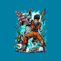 Gohan Vs Boo-None-Removable Cover w Insert-Throw Pillow-Knegosfield