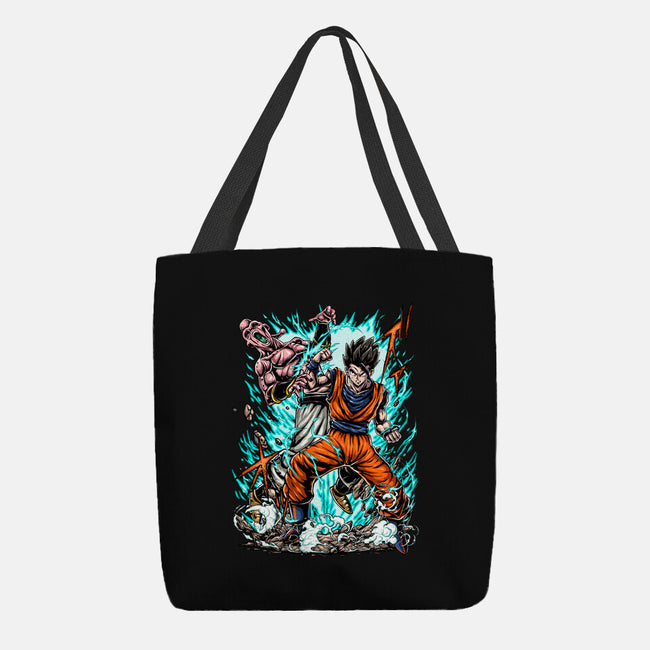 Gohan Vs Boo-None-Basic Tote-Bag-Knegosfield