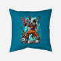 Gohan Vs Boo-None-Removable Cover w Insert-Throw Pillow-Knegosfield