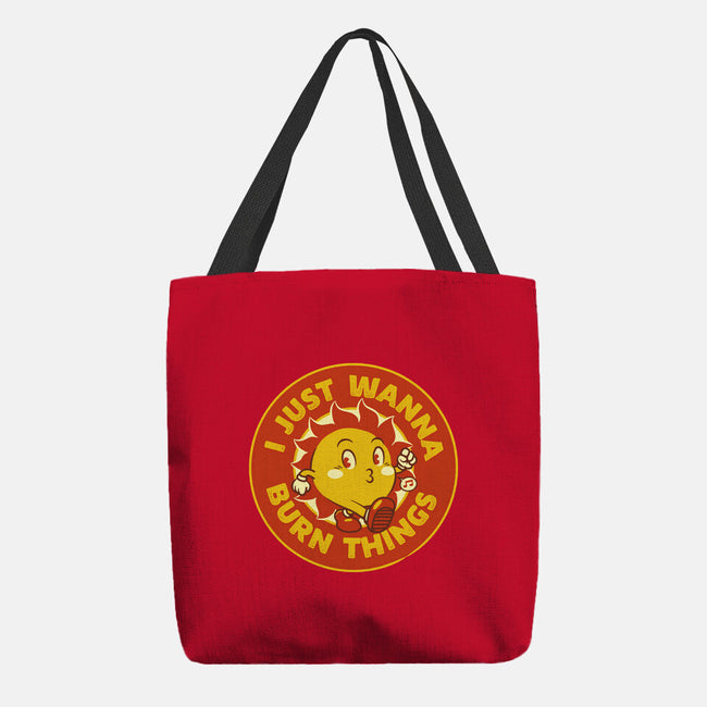 I Just Wanna Burn Things-None-Basic Tote-Bag-tobefonseca