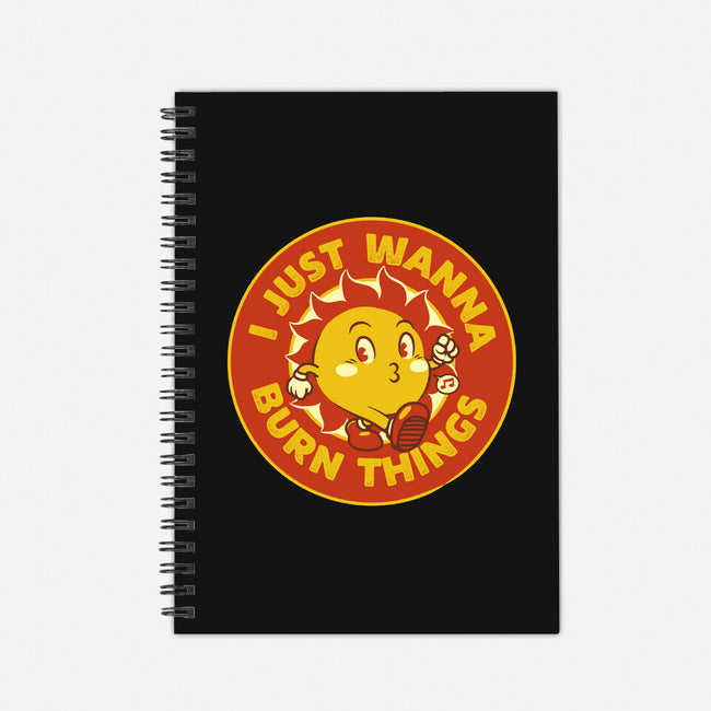 I Just Wanna Burn Things-None-Dot Grid-Notebook-tobefonseca