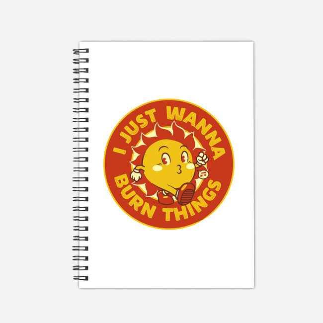 I Just Wanna Burn Things-None-Dot Grid-Notebook-tobefonseca