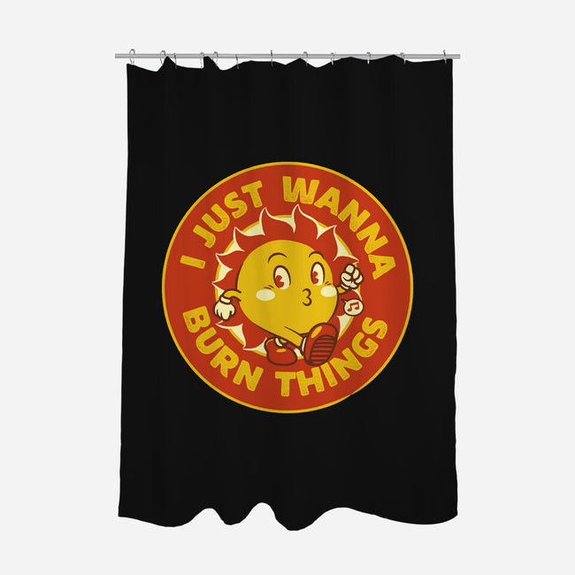 I Just Wanna Burn Things-None-Polyester-Shower Curtain-tobefonseca