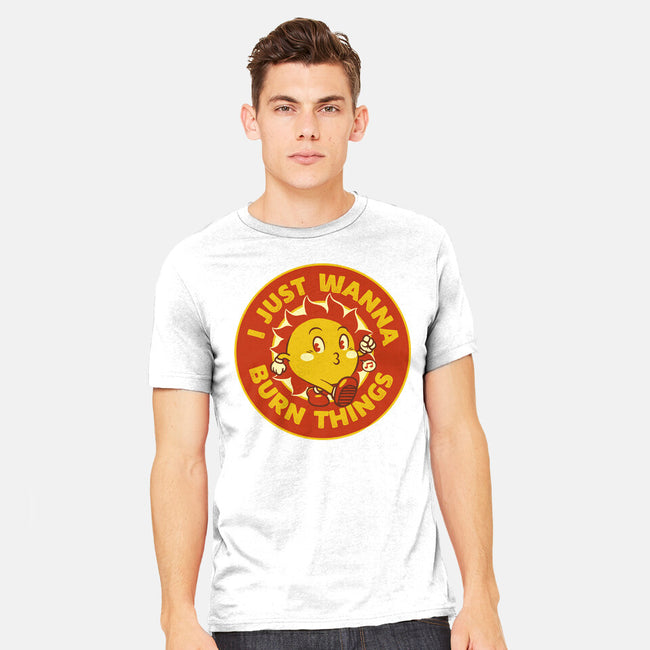 I Just Wanna Burn Things-Mens-Heavyweight-Tee-tobefonseca