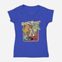 Disconnect From Reality-Womens-V-Neck-Tee-tobefonseca