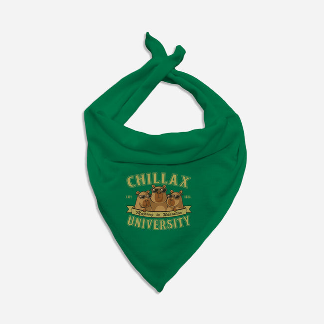 Chillax University-Dog-Bandana-Pet Collar-erion_designs