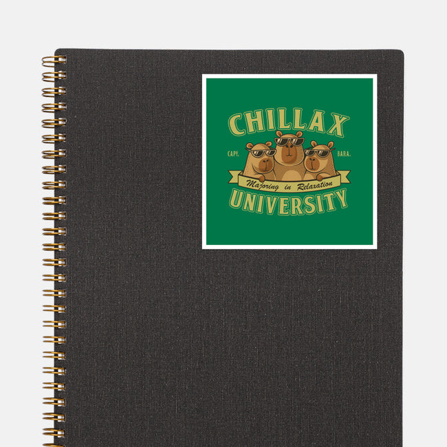 Chillax University-None-Glossy-Sticker-erion_designs