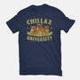 Chillax University-Unisex-Basic-Tee-erion_designs