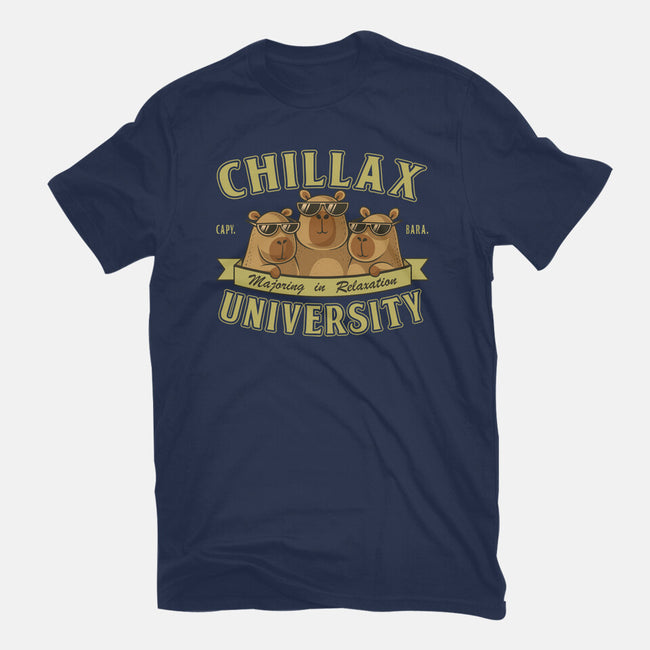 Chillax University-Mens-Basic-Tee-erion_designs