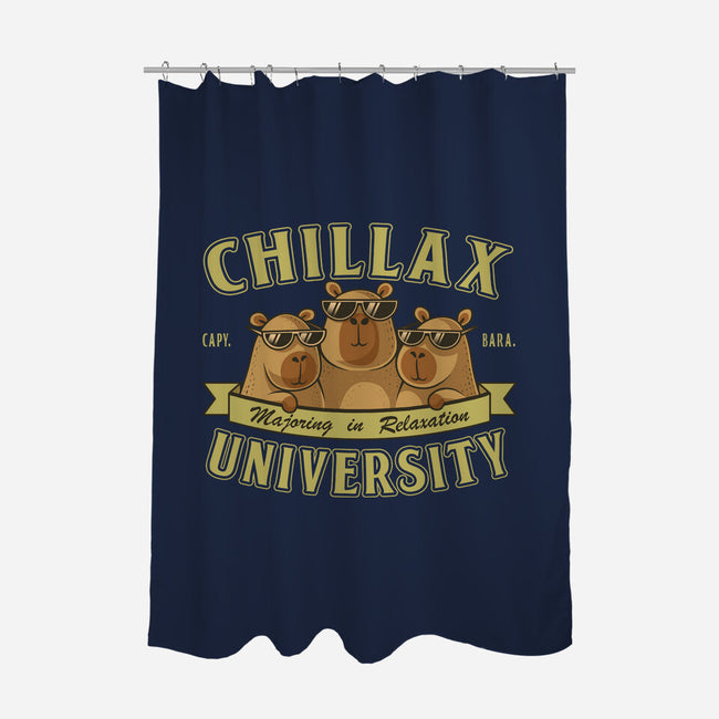 Chillax University-None-Polyester-Shower Curtain-erion_designs