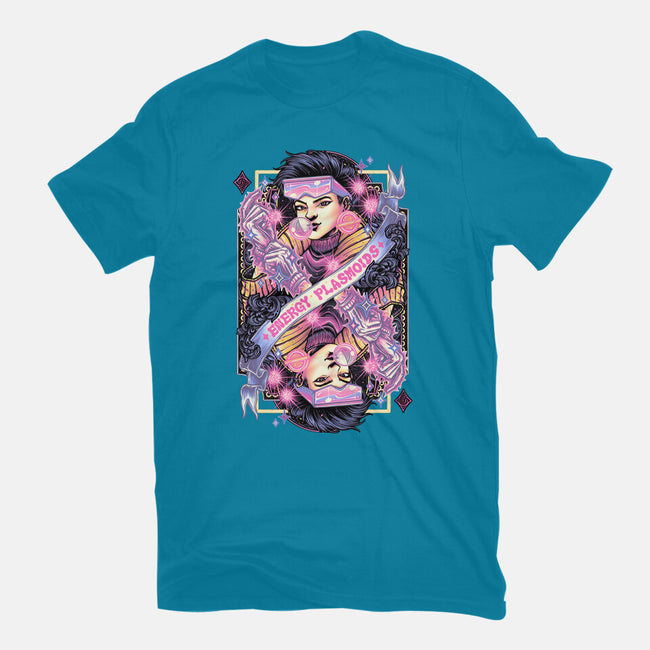 Energy Plasmoids Card-Womens-Fitted-Tee-glitchygorilla