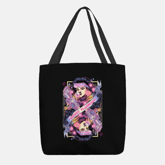 Energy Plasmoids Card-None-Basic Tote-Bag-glitchygorilla