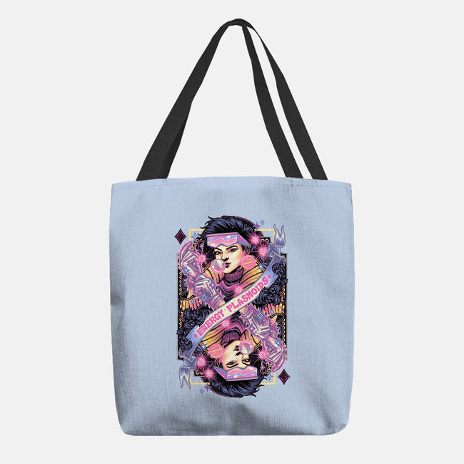 Energy Plasmoids Card-None-Basic Tote-Bag-glitchygorilla