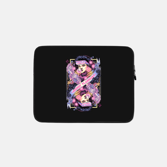 Energy Plasmoids Card-None-Zippered-Laptop Sleeve-glitchygorilla