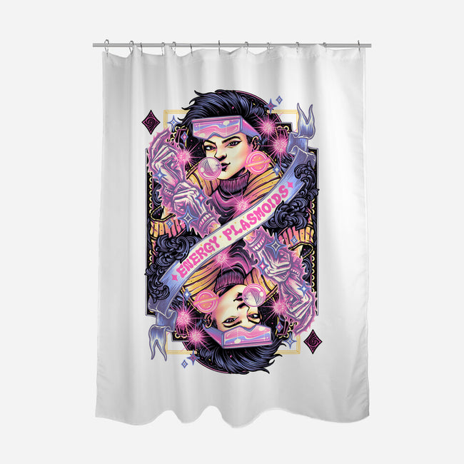 Energy Plasmoids Card-None-Polyester-Shower Curtain-glitchygorilla