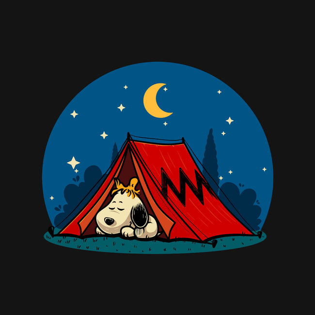 Beagle Camping-Mens-Heavyweight-Tee-erion_designs