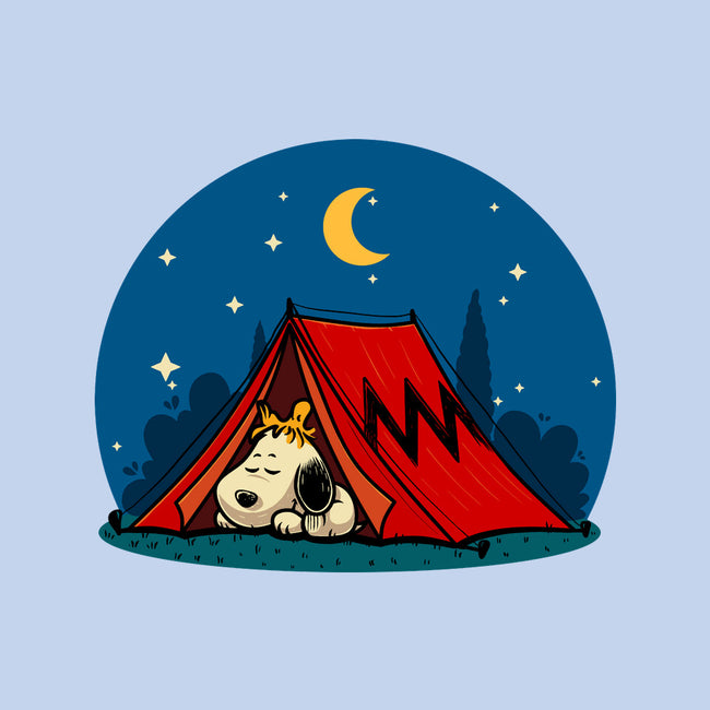 Beagle Camping-None-Non-Removable Cover w Insert-Throw Pillow-erion_designs