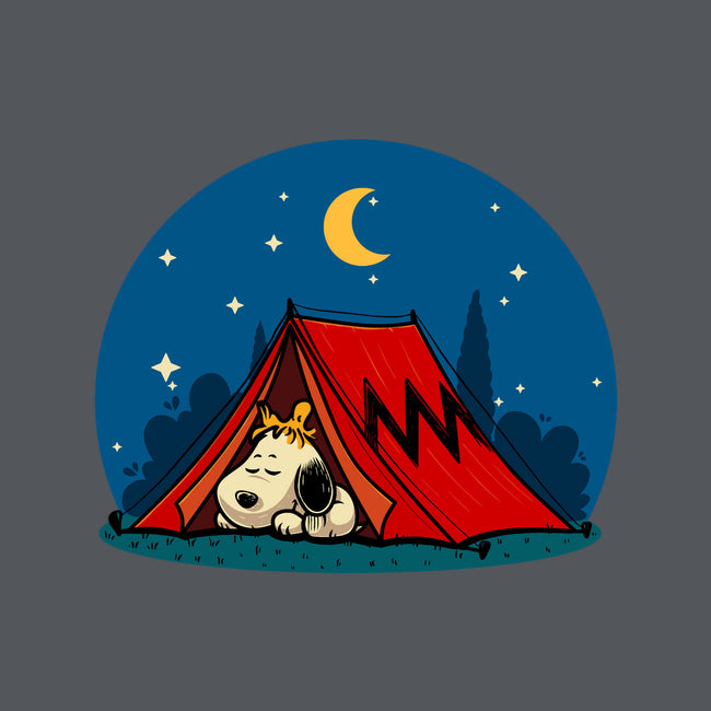 Beagle Camping-None-Removable Cover w Insert-Throw Pillow-erion_designs