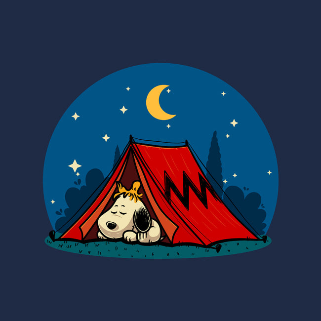 Beagle Camping-None-Removable Cover w Insert-Throw Pillow-erion_designs