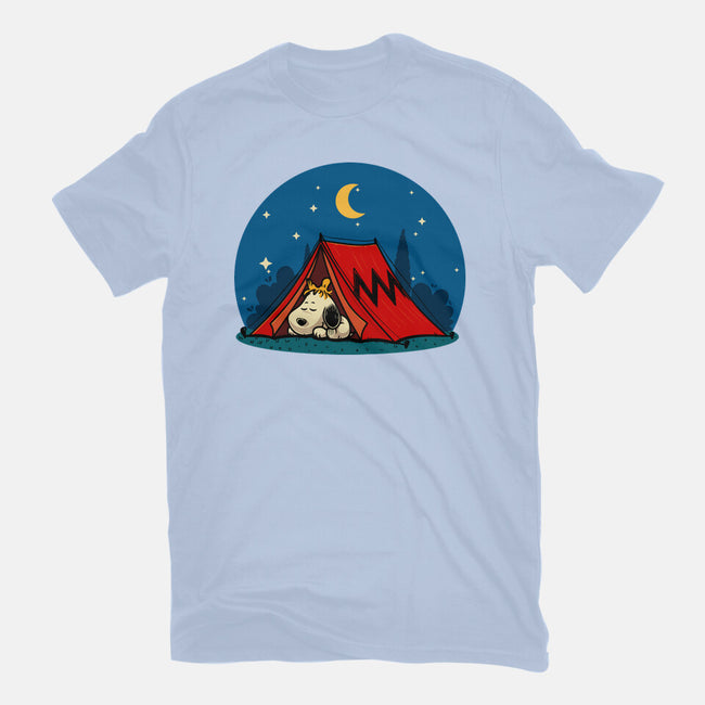 Beagle Camping-Mens-Heavyweight-Tee-erion_designs