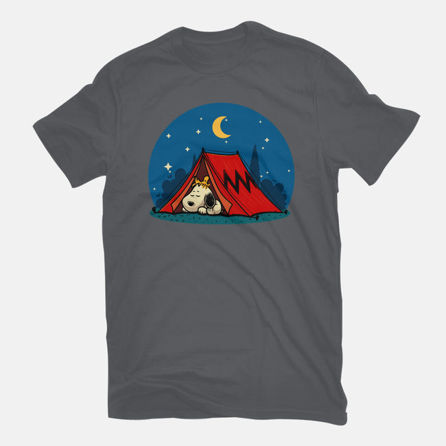 Beagle Camping-Mens-Heavyweight-Tee-erion_designs