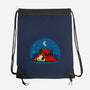 Beagle Camping-None-Drawstring-Bag-erion_designs