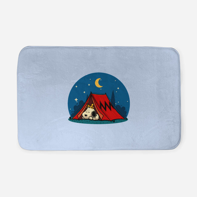 Beagle Camping-None-Memory Foam-Bath Mat-erion_designs