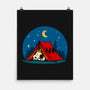 Beagle Camping-None-Matte-Poster-erion_designs