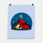 Beagle Camping-None-Matte-Poster-erion_designs