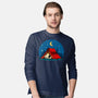 Beagle Camping-Mens-Long Sleeved-Tee-erion_designs