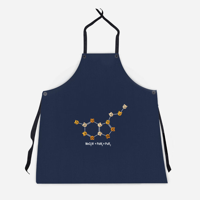 Happiness Meowlecule-Unisex-Kitchen-Apron-erion_designs