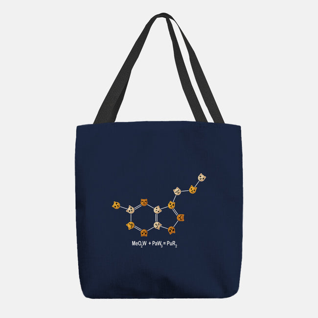 Happiness Meowlecule-None-Basic Tote-Bag-erion_designs