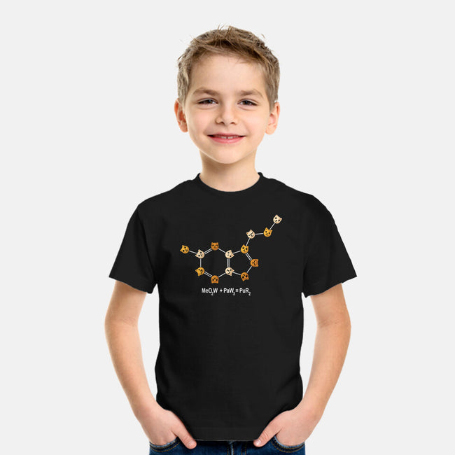 Happiness Meowlecule-Youth-Basic-Tee-erion_designs