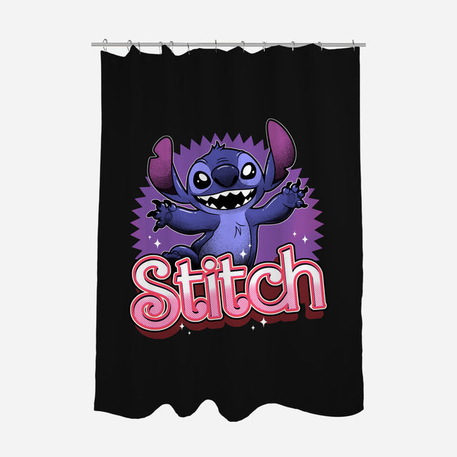 Stitch-None-Polyester-Shower Curtain-Astrobot Invention