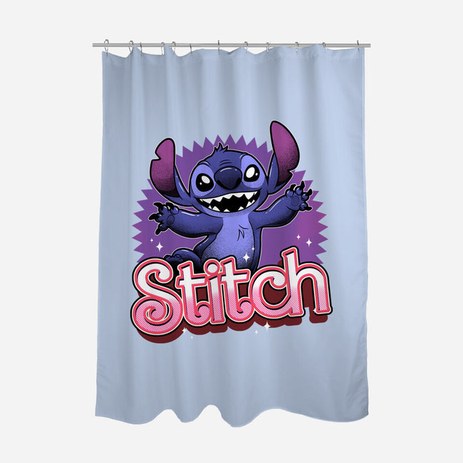 Stitch-None-Polyester-Shower Curtain-Astrobot Invention