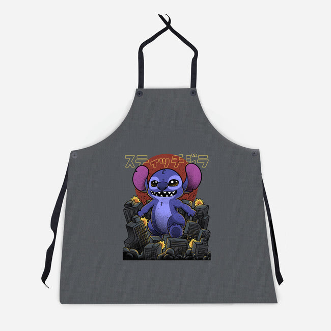 Stitchzilla-Unisex-Kitchen-Apron-Astrobot Invention