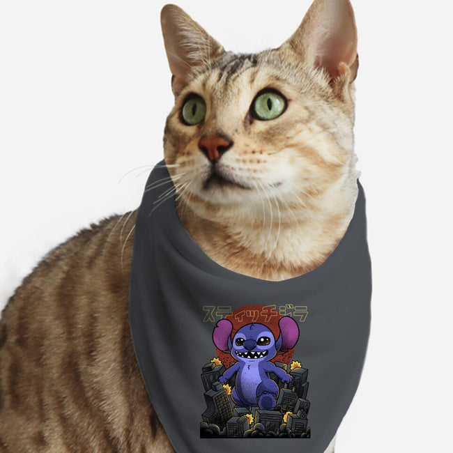 Stitchzilla-Cat-Bandana-Pet Collar-Astrobot Invention