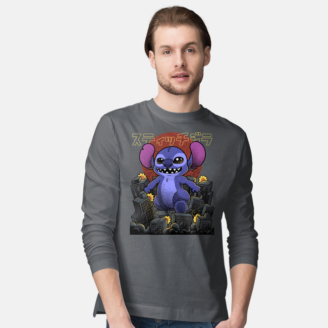 Stitchzilla-Mens-Long Sleeved-Tee-Astrobot Invention