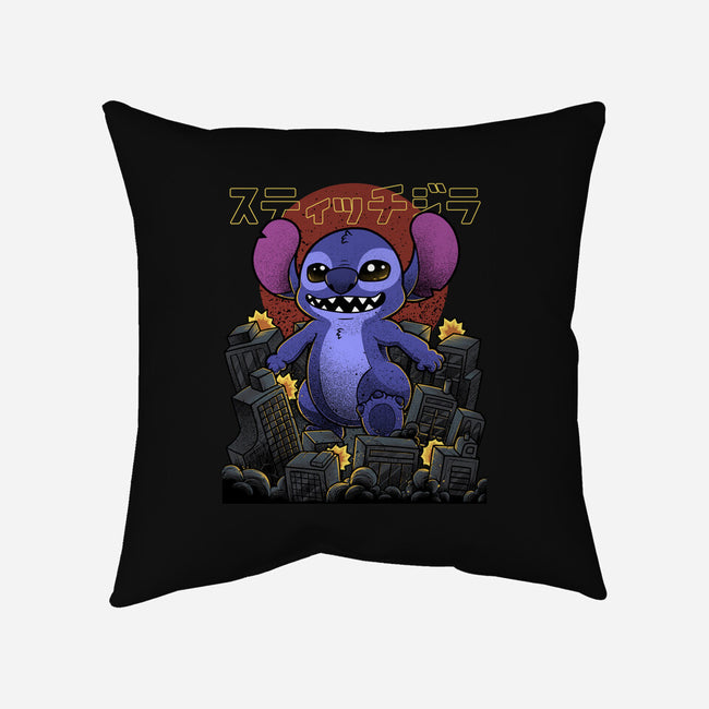 Stitchzilla-None-Removable Cover w Insert-Throw Pillow-Astrobot Invention