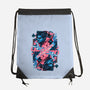 Teleportation Card-None-Drawstring-Bag-glitchygorilla