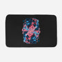 Teleportation Card-None-Memory Foam-Bath Mat-glitchygorilla